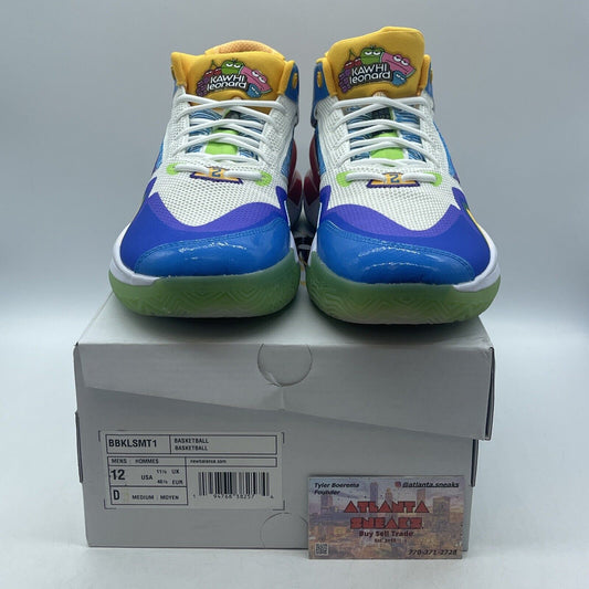 Size 12 - New Balance KAWHI Jolly Rancher White Suede Leather Blue (BBKLAMT1 )