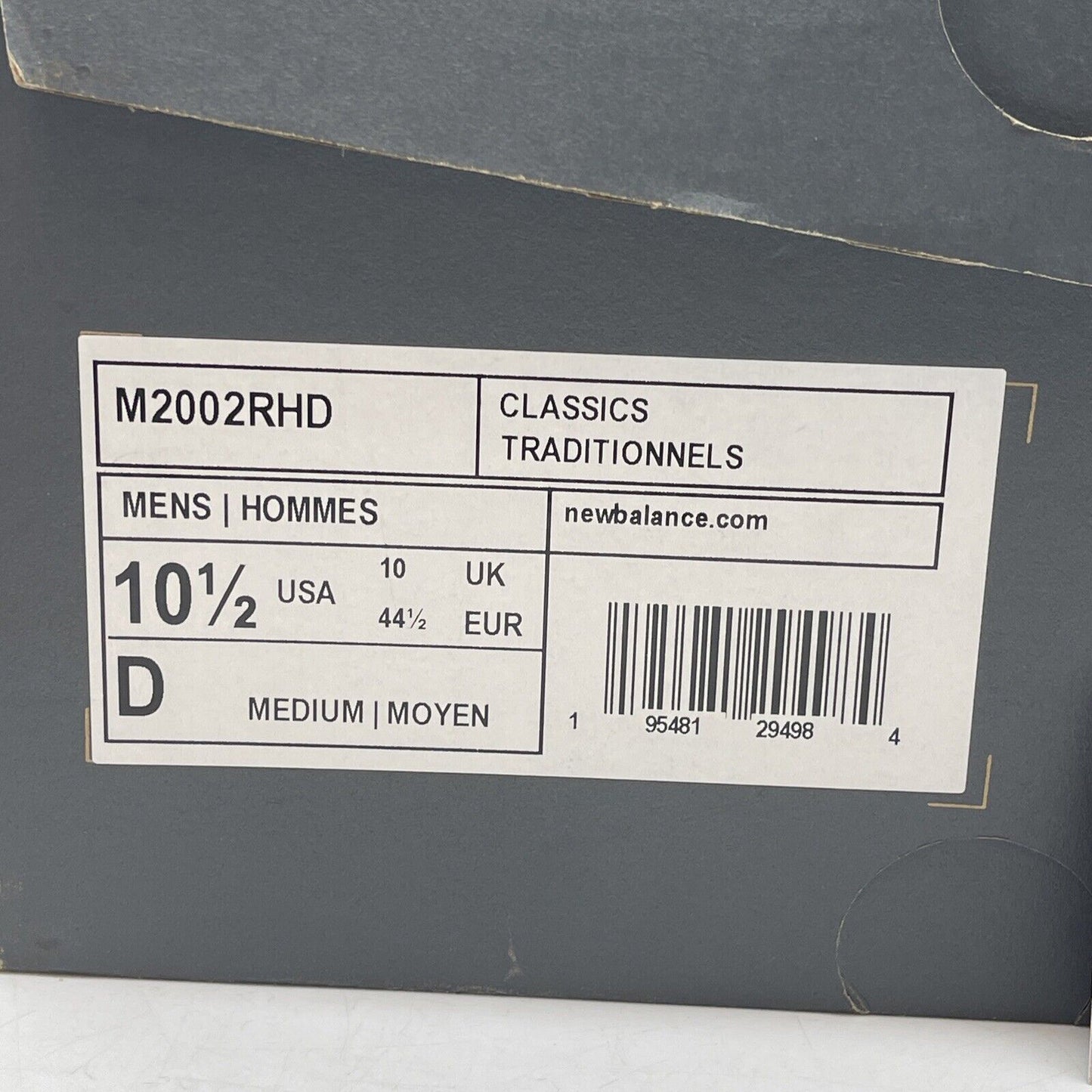 Size 10.5 - New Balance 2002R Suede Pack - Dusty Fig Grey White (M2002RHD)