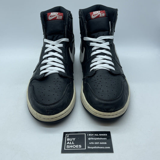 Size 14 - Air Jordan 1 Retro OG Prm High Yin Yang Black White (555088-011)