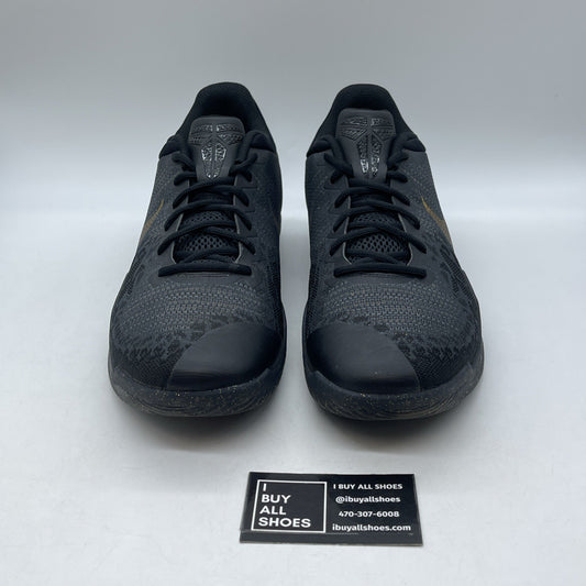 Size 14 - Nike Mamba Rage Gold Stars Black Suede Leather (908972-099)