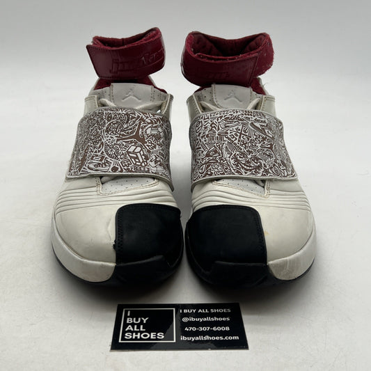Size 9.5 - Air Jordan 20 OG White Varsity Red (310455-161)