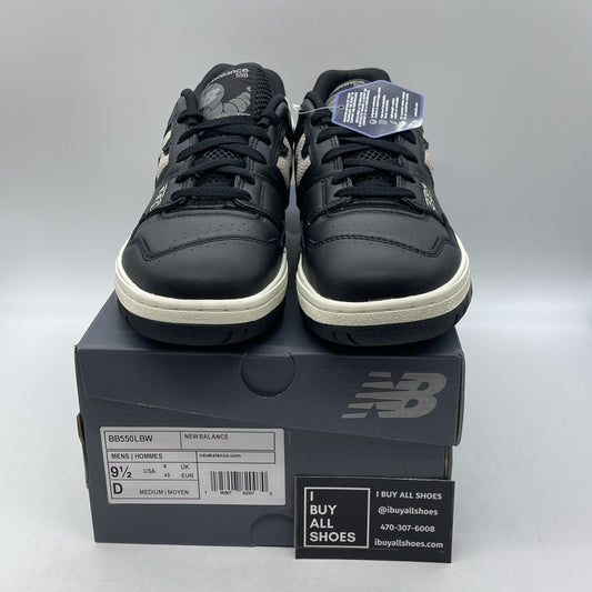 Size 9.5 - New Balance 550 Panda Black White Leather (BB550LBW)