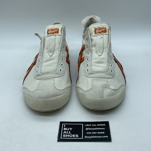 Size 13 - Mexico 66 Slip-on Birch Orange Tan White Suede Leather (1183A360)