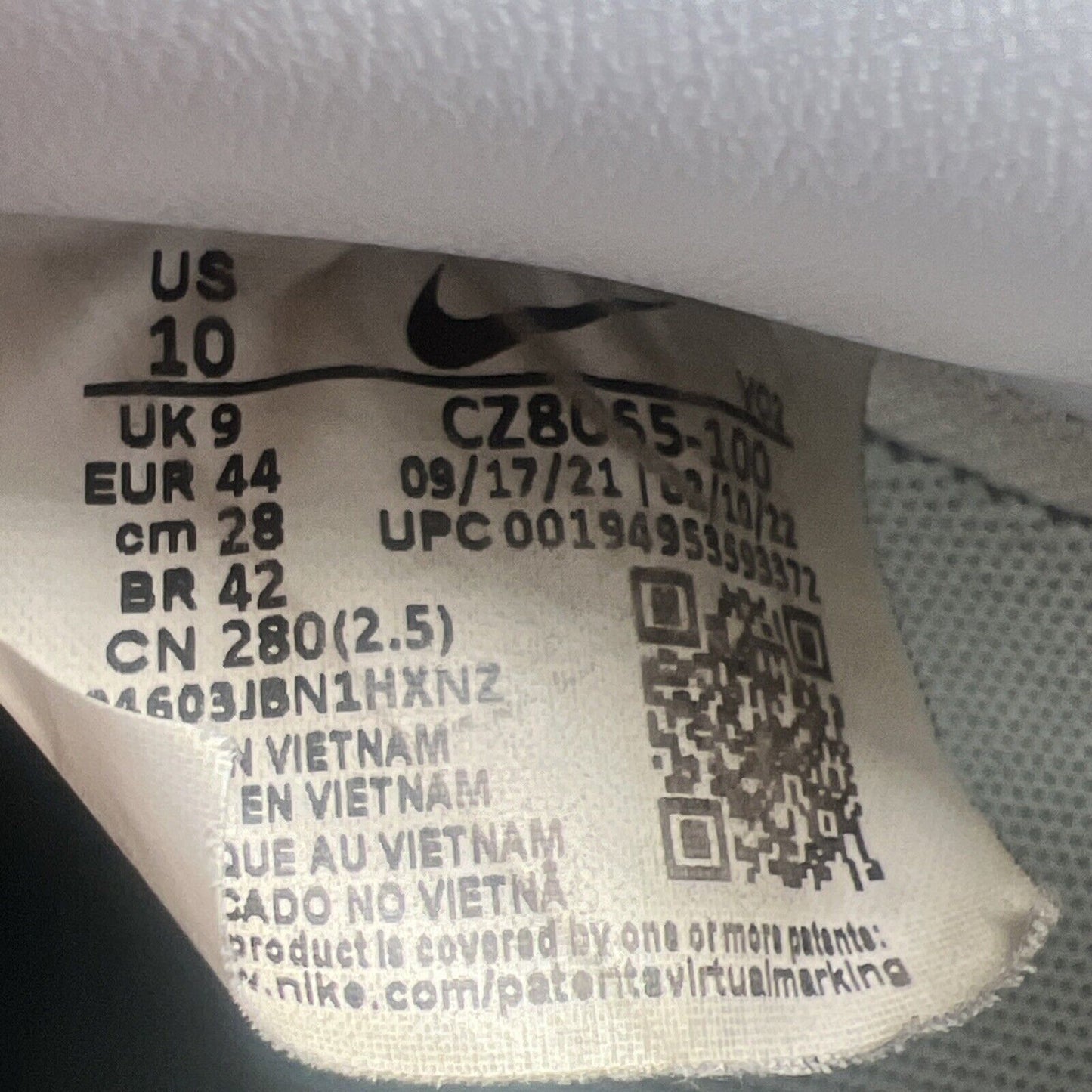 Size 10 - Nike Air Force 1 x NOCTA Low Certified Lover Boy (CZ8065-100)