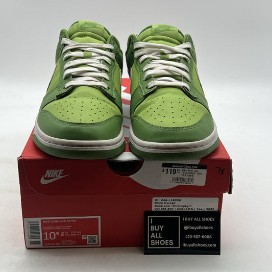 Size 10.5 - Nike Dunk Low Chlorophyll (DJ6188-300)