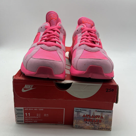 Size 11 - Nike Comme des Garçons x Air Max 180 Triple Pink (AO4641-602)
