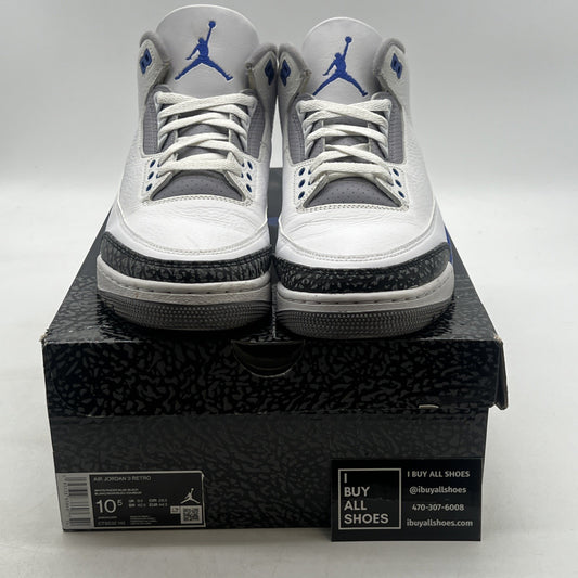 Size 10.5 - Air Jordan 3 Retro Mid Racer Blue (CT8532-145)