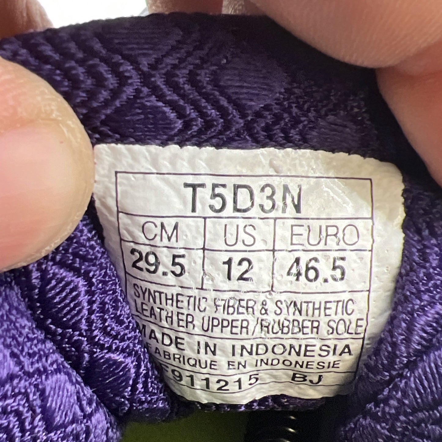 Size 12 - Asics Gel-Cumulus 17 Running Purple Athletic (T5D3N-4990)