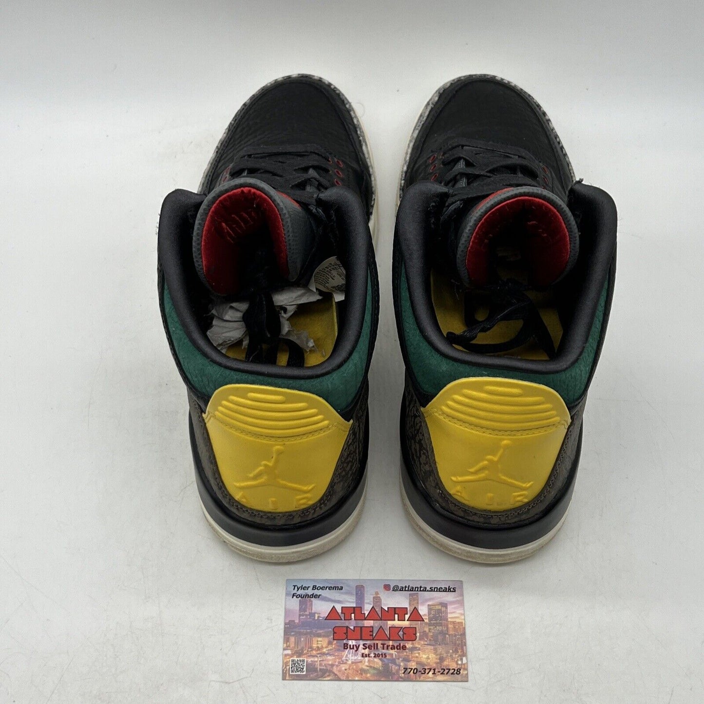 Size 12 - Air Jordan 3 Retro SE Animal Instinct 2.0 Black Yellow White CV3583003