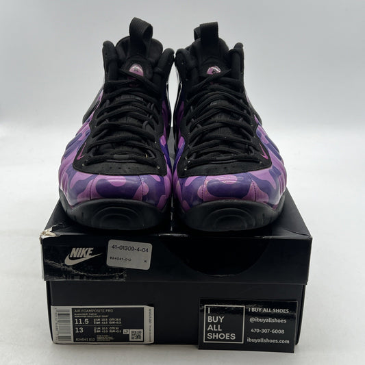Size 11.5 - Nike Air Foamposite Pro Purple Camo (624041-012)