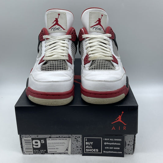 Size 9.5 - Air Jordan 4 Retro OG Mid White Cement (840606-192)