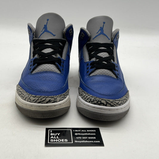 Size 9.5 - Air Jordan 3 Retro Varsity Royal 2020 (CT8532-400)