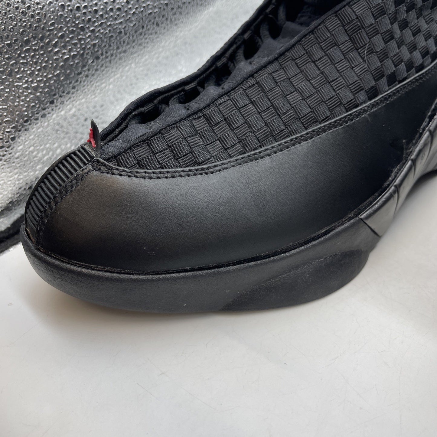 Size 11.5 - Air Jordan 15 Retro 2007 Stealth Black Leather (317111-061)