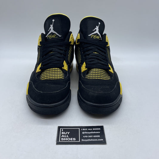 Size 9.5 - Air Jordan 4 Retro Low Thunder (308497-008)