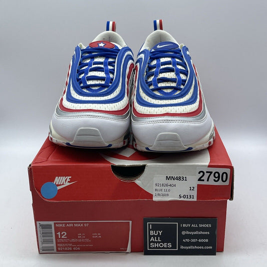 Size 12 - Nike Air Max 97 All Star Jersey Red Blue White Suede (921826-404)