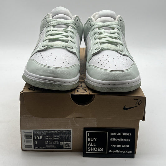 Size 10.5W - Nike Women’s Dunk Low Next Nature White Mint (DN1431-102)