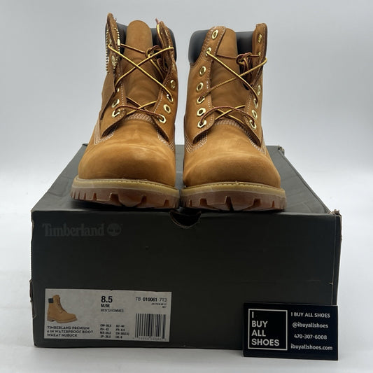 Size 8.5 - Timberland 6" Premium Waterproof Men's Boot - Wheat (TB010061-713)