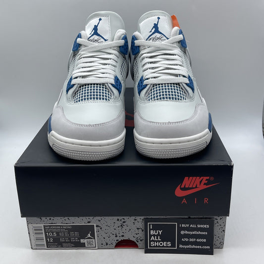 Size 10.5 - Air Jordan 4 Retro 2024 Military Blue (FV5029-141)