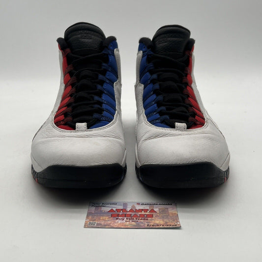 Size 12 - Air Jordan 10 Westbrook Class of 2006 Black White Red Blue 310805-160