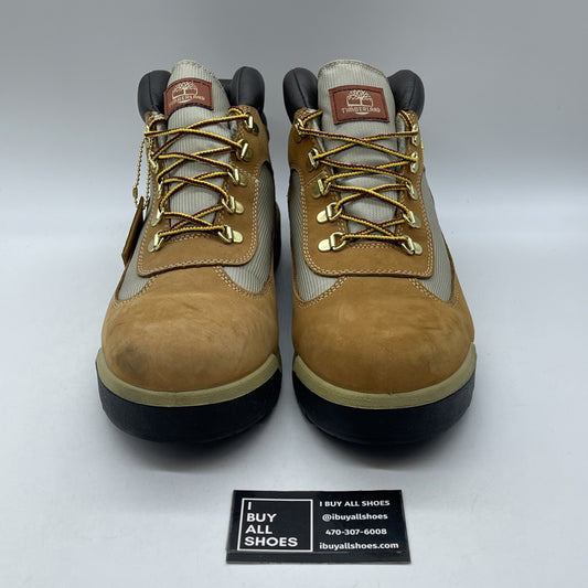 Size 13 - Timberland Field Boot Waterproof Wheat Nubuck (0A18RI)