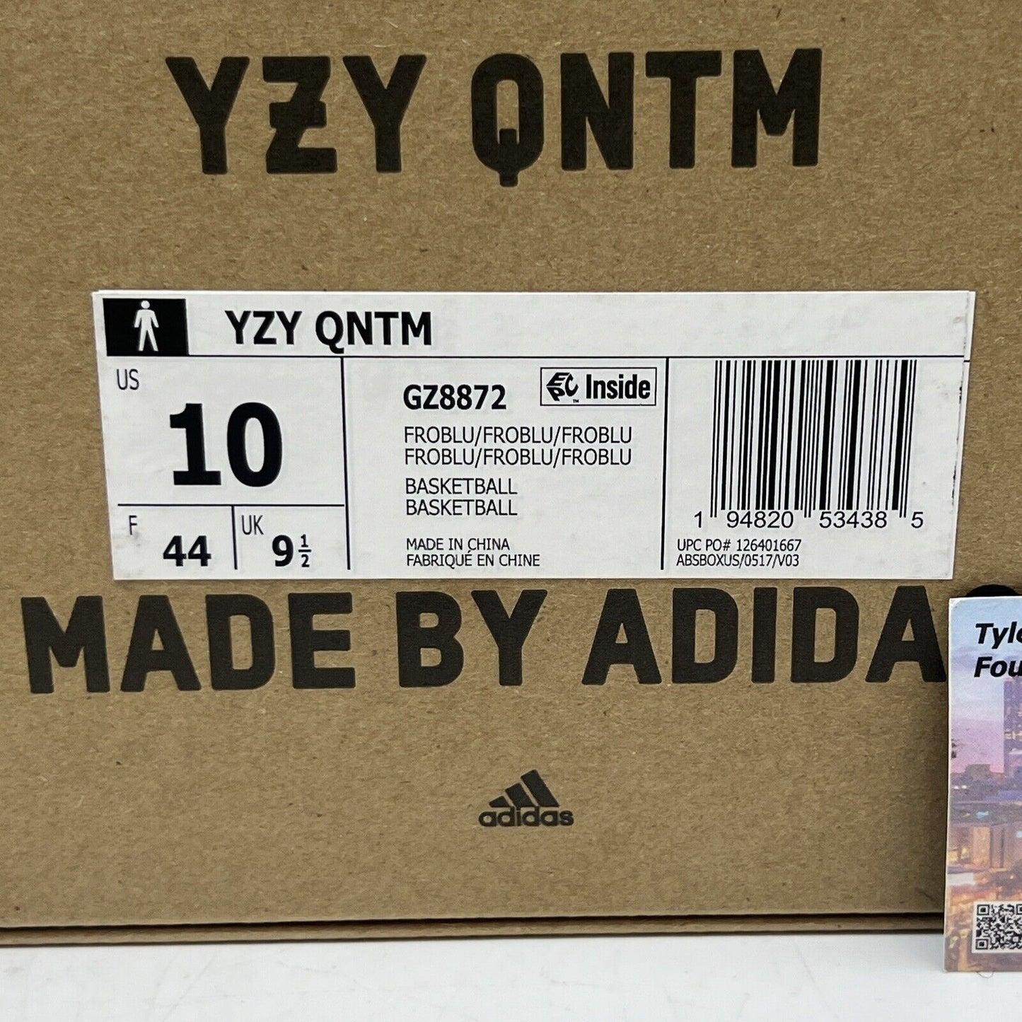 Size 10 - Yeezy QNTM Frozen Blue Brand New Og All
