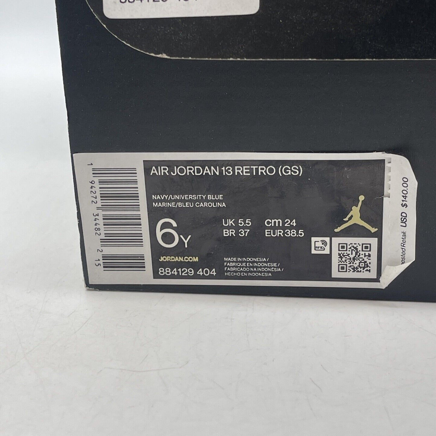 Size 6.5 (GS) - Jordan 13 Retro 2020 Mid Flint Grey Blue Suede (884129-404)