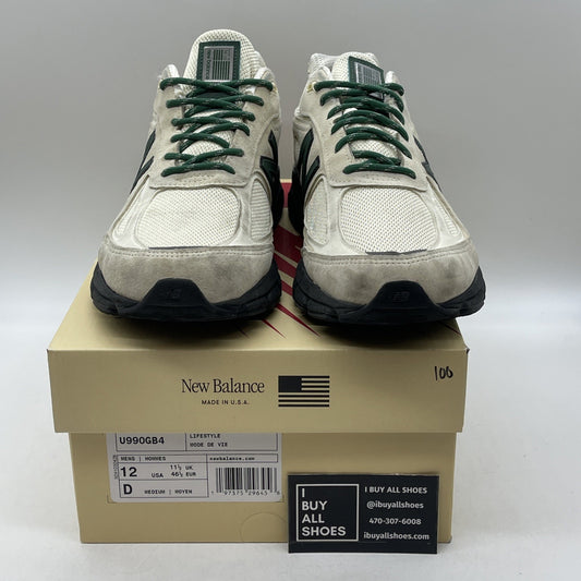 Size 12 - New Balance Teddy Santis x 990v4 Made in USA Macadamia Nut Black