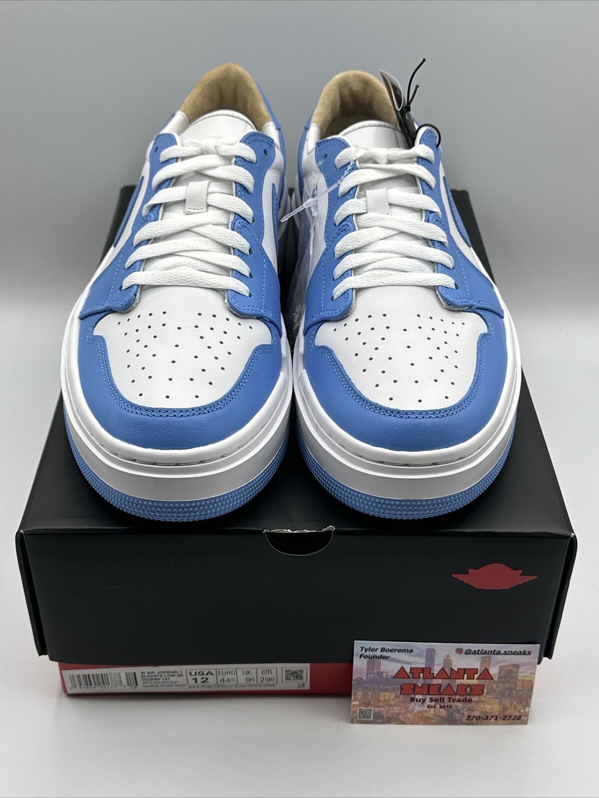Size 12 - Jordan 1 Low Elevate University Blue 2022
