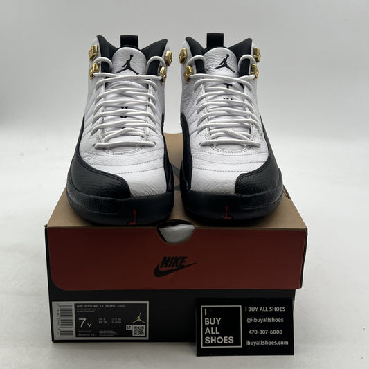 Size 7Y- Air Jordan 12 Retro 2025 Taxi (153265-117)