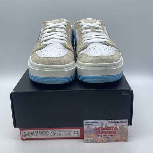 Size 9.5W- Air Jordan 1 Elevate SE Low Salt Lake City Blue White (FD1028-100)