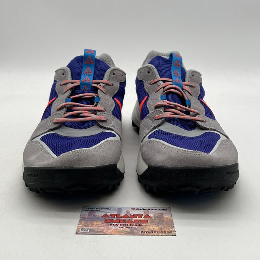 Size 11.5 - Nike ACG Lowcate Wolf Grey Bright Crimson (DM8090-001)