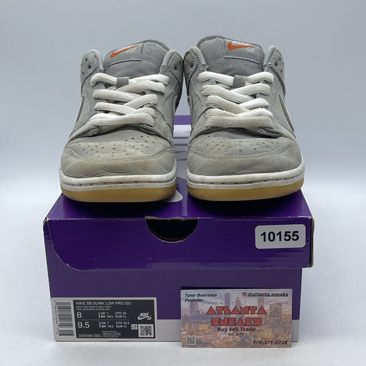 Size 8 - Nike SB Dunk Low Wolf Grey Gum Suede White Leather (DV5464-001)