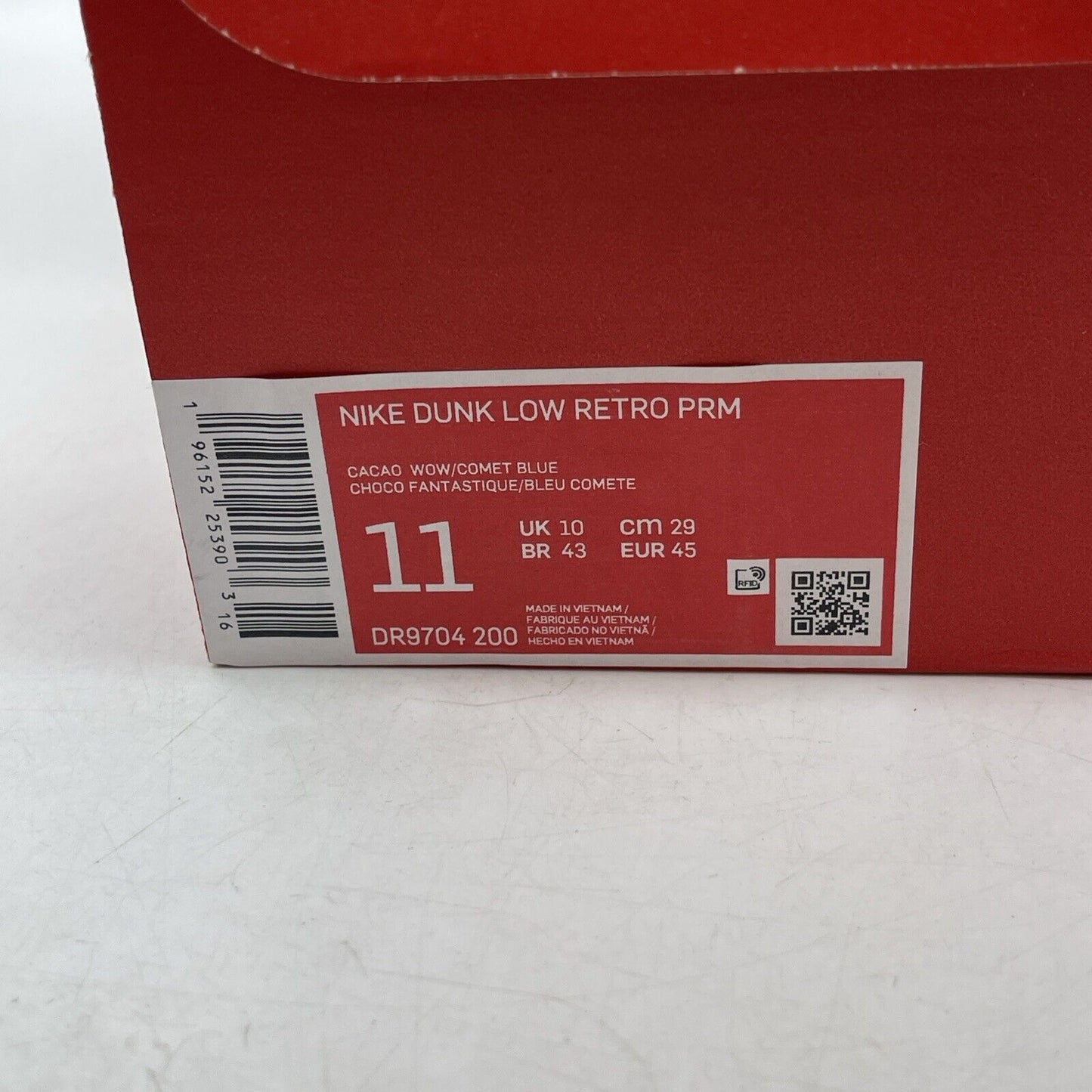 Size 11 - Nike Dunk Premium Low Mars Stone Blue Brown White Suede (DR9704-200)