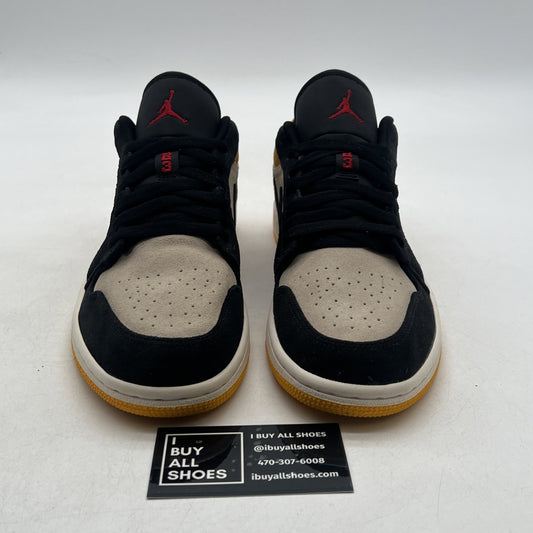 Size 7.5 - Air Jordan 1 Low University Gold (553558-127)