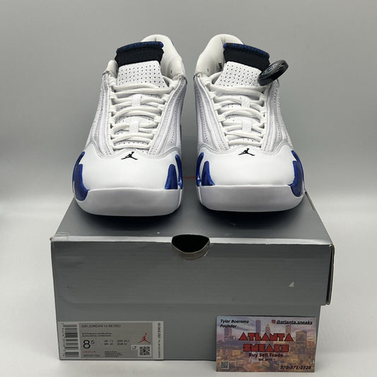Size 8.5 - Air Jordan 14 Retro Hyper Royal Brand New Og All Blue White DS