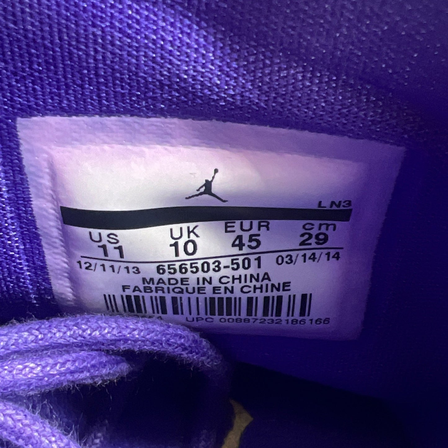 Size 11 - Jordan Future Dark Concord (656503-501)