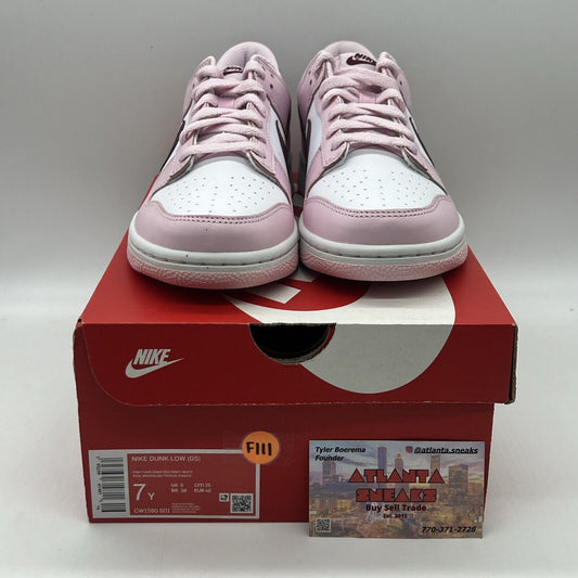 Size 7Y GS Dunk Low GS ‘Pink Foam’ Brand New Og All