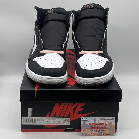 Size 13 - Jordan 1 Retro OG High Stage Haze Brand New Og All Black White Grey DS