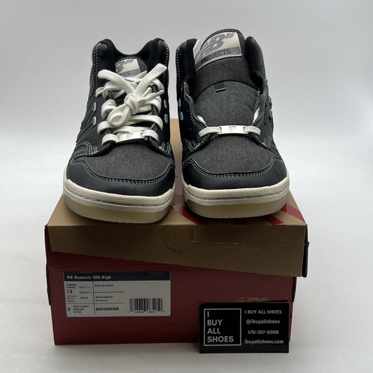 Size 12 - New Balance 480 High Black White Sneaker (NM480HDD)