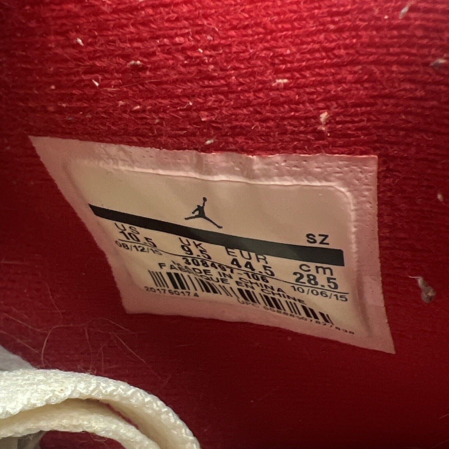 Size 10.5 - Air Jordan 4 Retro alternate 89 (308497-106)