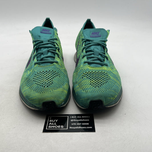 Size 14 - Nike Flyknit Racer Hulk (526628-306)
