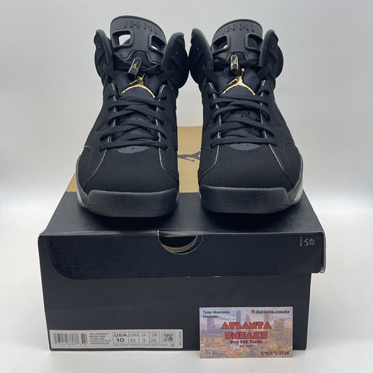 Size 10 - Jordan 6 Retro Defining Moments White Gold Black Suede (CT4954-007)