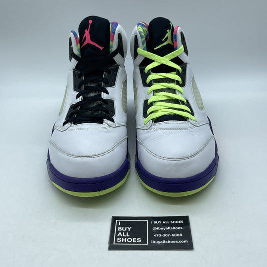Size 13 - Jordan 5 Retro Alternate Bel-Air White Purple Leather (DB3335-100)