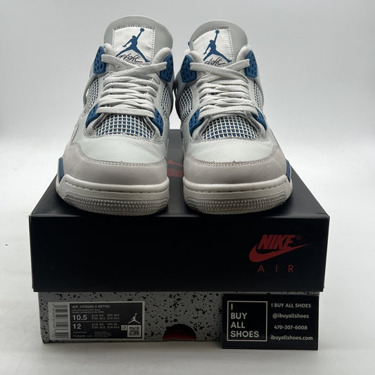 Size 10.5 - Air Jordan 4 Retro 2024 Military Blue (FV5029-141)