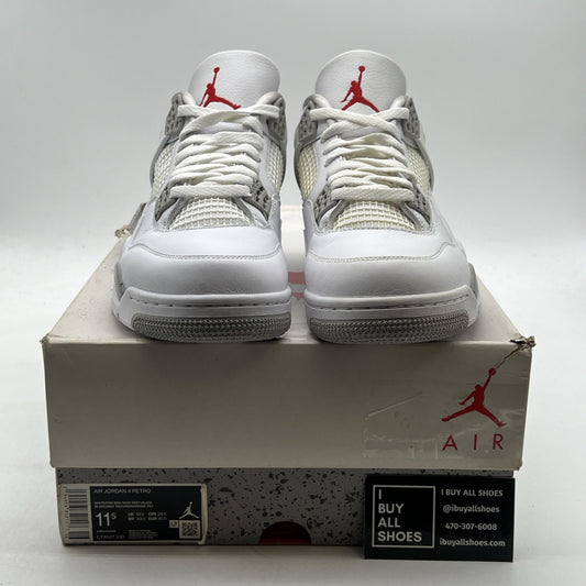 Size 11.5 - Air Jordan 4 Retro Mid White Oreo (CT8527-100)