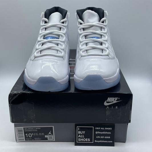 Size 10.5 - Air Jordan 11 Retro 2024 Legend Blue / Columbia White (CT8012-104)