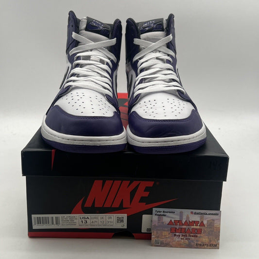 Size 13 - Air Jordan 1 Retro OG High Court Purple 2.0 (555088-500)