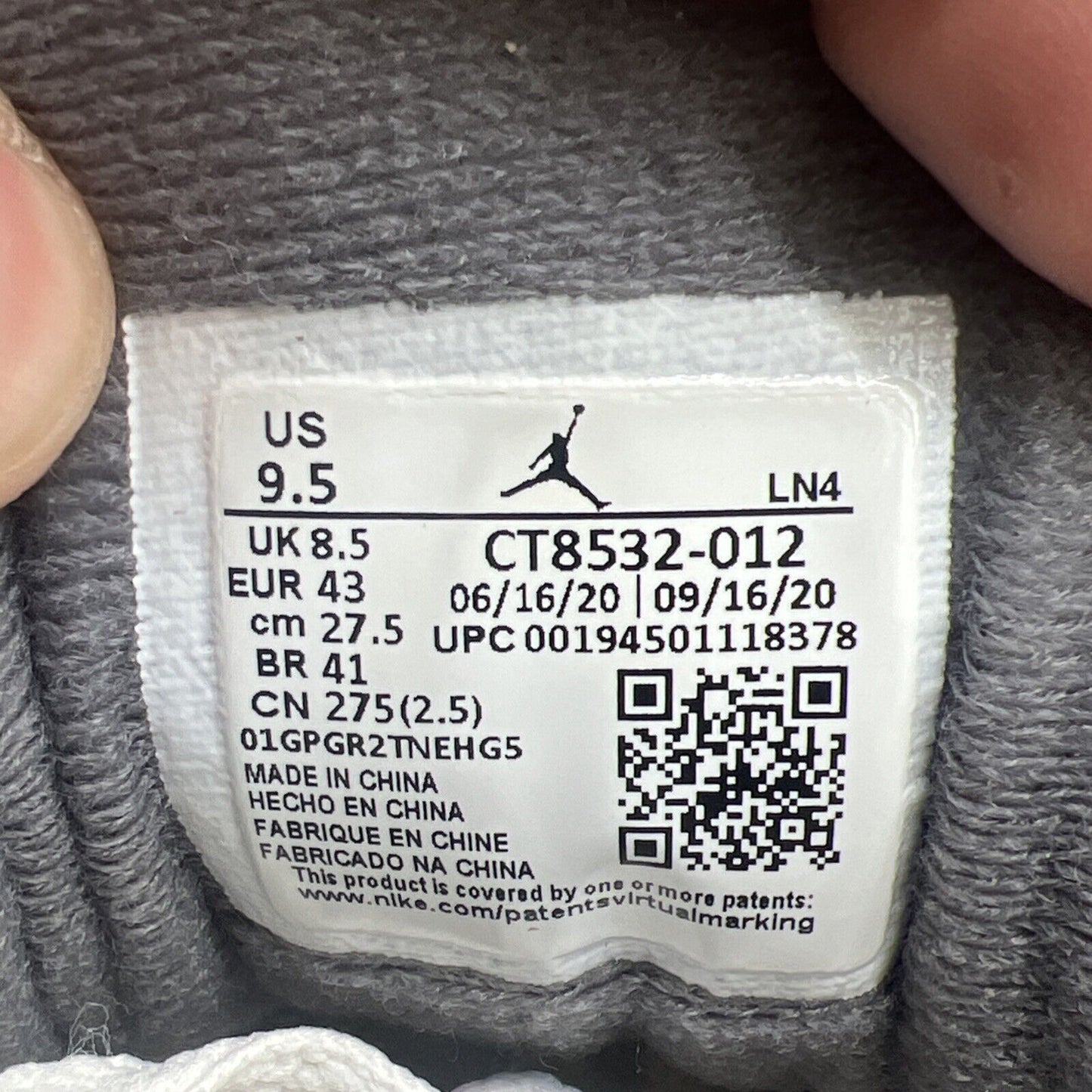 Size 9.5 - Air Jordan 3 Retro Mid Cool Grey (CT8532-012)