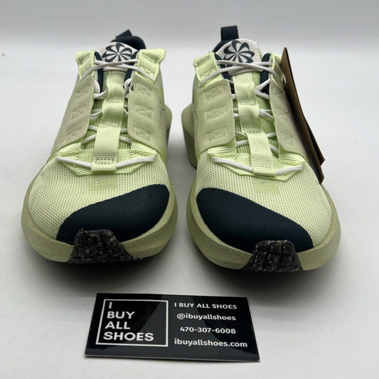 Size 6.5Y - Nike Crater Impact Unisex Lime Ice/Navy/Lemon Twist (DB3551-310)