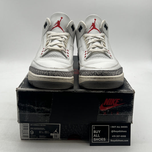 Size 9 - Air Jordan 3 Retro Mid White Cement Reimagined (DN3707-100)